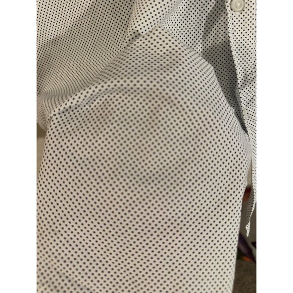 Denim & Flower Ricky Singh Extra Large Polka Dot Mens Button Down Shirt - Picture 5 of 9